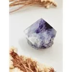 punta grezza in Fluorite Blu